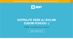 Desktop Screenshot of 3sdent.sk