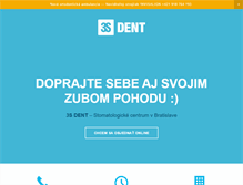 Tablet Screenshot of 3sdent.sk